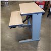 Image 2 : 28.5 INCH HAND CRANK ADJUSTBAE HEIGHT DESK W/  ADJUSTABLE HEIGHT SHELF FOR KEYBOARD OR MONITOR