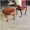 Image 1 : PAIR OF ROUNG MAHOGANY SIDE TABLES