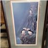 Image 2 : SIGNED LIMITED EDITION 'PUFFIN' PICTURE AND DAWN  KARR LIMITED EDITION PICTURE