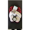 Image 2 : 4 BRAND NEW PAIRS PUDUS MEMORY FOAM SLIPPERS -  SIZE SMALL/LADIES 5-7