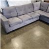 Image 2 : AS NEW GREY FABRIC 2PC SECTIONAL SOFA