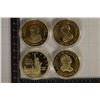 Image 1 : 4-METAL 1 1/2'' WHITE HOUSE SOUVENIR PF MEDALS: