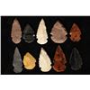 Image 1 : 10 ASSORTED ARROWHEADS: 1'' X 2" VARIOUS