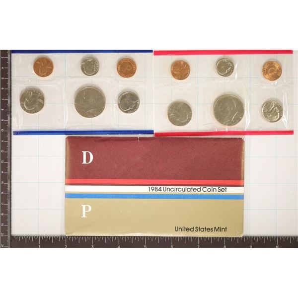 1984 US MINT SET (UNC) P/D (WITH ENVELOPE)