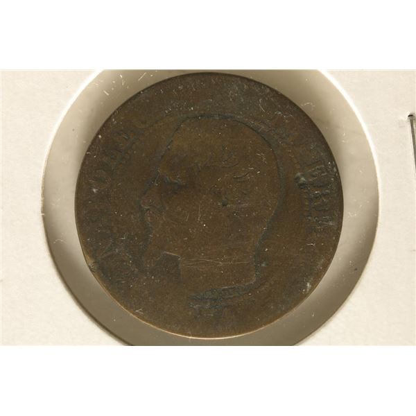 1854-BB FRANCE 1 CENTIMES