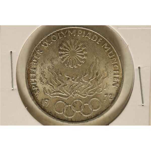 1972 GERMAN SILVER MUNICH OLYMPICS 10 MARK