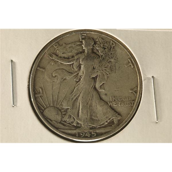 1945-S SILVER WALKING LIBERTY HALF DOLLAR