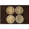 Image 1 : 1899, 1906, 1913 & 1916 SILVER BARBER DIMES