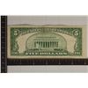 Image 2 : 1953-B US $5 RED SEAL NOTE