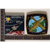 Image 2 : 2 COLORIZED RUSSIA SPACE ORBITAL MEDALS: 2 1/4" X