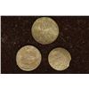 Image 1 : 3 SILVER DIME SIZED OTTOMAN EMPIRE PARA COINS: