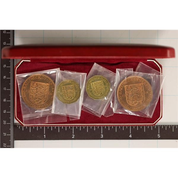 1964 JERSEY 4 COIN PF SET IN ORIGINAL ROYAL MINT