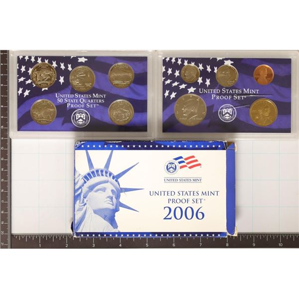 2006 US PROOF SET (WITH BOX) 1 CASE CRACKED