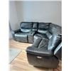 Image 1 : Leather Sectional Couch