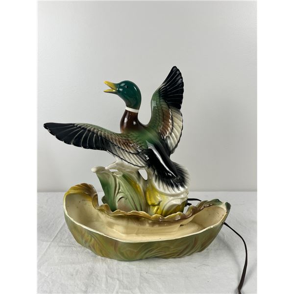 Mallard Duck Lamp Planter