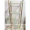 4 Tiered Frosted Glass Shelf