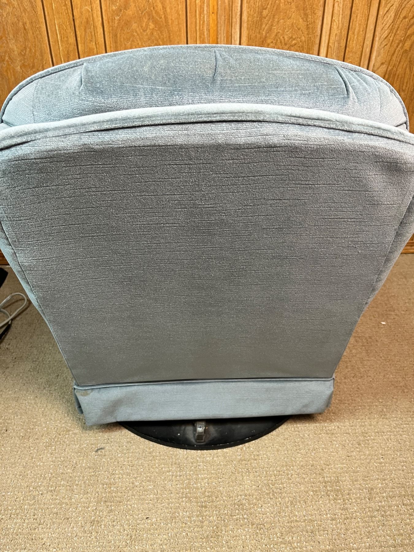 Blue Best Chairs Upholstered Swivel Rocker Chair - Sunrise Estate ...