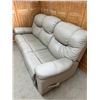 Image 2 : Paliser Furniture Leather Look Reclining Sofa