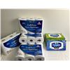 Image 1 : 5 Packages of 3 Kirkland Bath Tissue & 5 Boxes Royale Kleenex