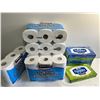 Image 1 : 5 Packages of 3 Kirkland Bath Tissue & 5 Boxes Royale Kleenex