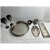 Image 1 : Silver Plated Assortment.  Mug is Selangor Pewter