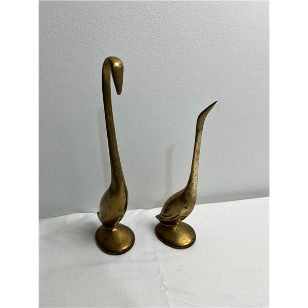 2 Brass Cranes