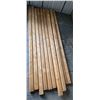 Image 1 : Minitie Treated 8' Non-Structured Wood Posts