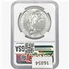 Image 2 : 2023 1oz. Silver Â£2 G.Britain NGC GemUNC QEII OBV