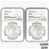 Image 1 : 1884-1885-O [2] Morgan Silver Dollar NGC MS63