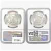 Image 2 : 1884-1885-O [2] Morgan Silver Dollar NGC MS63
