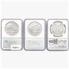 Image 2 : 1994-2009 [3] US Varied Silver Coinage NGC MS70