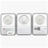 Image 2 : 2006 [3] US Varied Silver Coinage NGC MS70