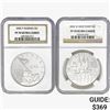 Image 1 : 2002&2005 [2] US Varied Silver Coinage NGC PF70 UC