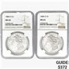 Image 1 : 1884-O [2] Morgan Silver Dollar NGC MS63