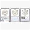 Image 2 : 1987-1995 [3] US Varied Silver Coinage NGC MS70
