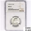 Image 1 : 1936-D Washington Silver Quarter NGC MS62