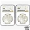 Image 1 : 1884-1885 [2] Morgan Silver Dollar NGC MS63