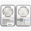 Image 2 : [2] Morgan Silver Dollars NGC MS63 [1880-S, 1881-S