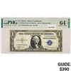 Image 1 : 1935 A $1 Silver Cert. PMG Ch UNC 64