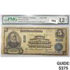 Image 1 : 1902 US LG New Albany Bank, IA $5 Fed Res Note PM