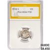 Image 1 : 1918-S Mercury Silver Dime PGA MS64 FSB