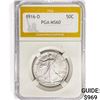Image 1 : 1916-D Walking Liberty Half Dollar PGA MS60