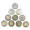 Image 1 : 1946-1951 Booker T Washington Halves [10 Coins]