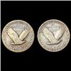 Image 2 : [2] 1927-S Stding Lib Quarters NICELY CIRCULATED