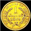 Image 2 : 1851 Rare Gold Dollar UNCIRCULATED