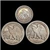 Image 2 : [3] Varied US Silver Coinage [1848, 1917-D, 1917-S