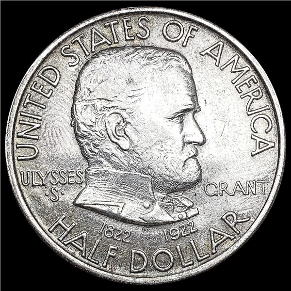 1922 Grant Half Dollar CLOSELY UNCIRCULATED