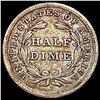Image 2 : 1837 Seated Liberty Half Dime NEARLY UNCIRCULATED