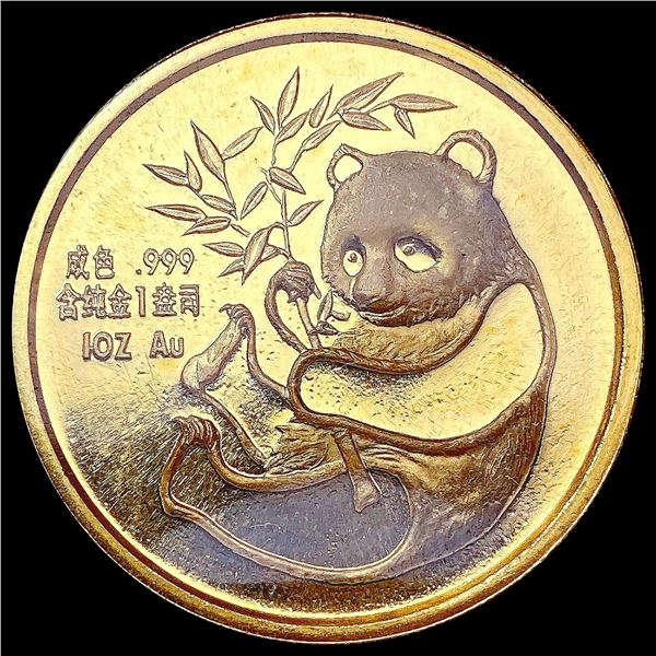 1987 China 1oz Gold Panda GEM PROOF