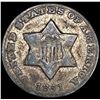 Image 1 : 1851-0 Silver Three Cent NICELY CIRCULATED